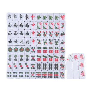 Juego de Mahjong de Malasia para 3 Jugadores, 24 mm, 88 Piezas, Mini Mahjong de Viaje con Bolsa Deportiva con Cordón para Eventos Promocionales - Product Image 3