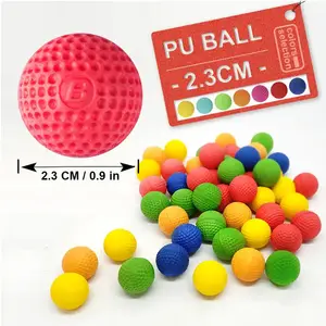 2.3cm PU bullet kids foam toys rival apollo Zeus Refill Toy Compatible Gun Bullet Balls Blasters fittings bag Round Refill Pack