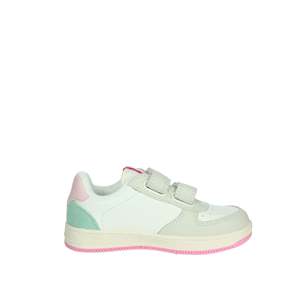 Baskets Victoria pour filles, blanches et roses, à fermeture Velcro, chaussures en toile tendance - Product Image 4
