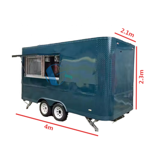 Food Truck traiteur mobile personnalisé Cuisine complète équipée pour l'extérieur Street Food for Cafe Kebab Pizza Fast Food Ice Cream Mobile - Product Image 4