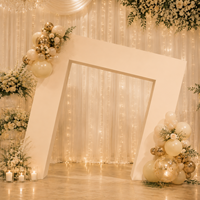 Support d'arche 3D en métal pour toile de fond de mariage, cadre en aluminium pour décoration de fête et photomaton