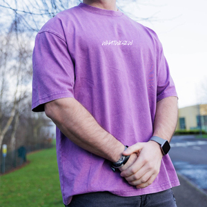 Camiseta lavada única y relajada de gran tamaño para hombre, corte unisex, sencilla pero a la moda - Product Image 3