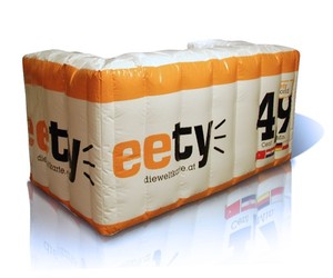 Bar gonflable portable/comptoir d'exposition avec lumière soufflante et logo comptoir de service gonflable comptoir de bar à boissons led - Product Image 2