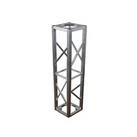 Ensemble de treillis modulaire rectangulaire Truscan léger à assemblage rapide en alliage d'aluminium argenté, capacité de charge de 300 kg, HL-200 Displays
