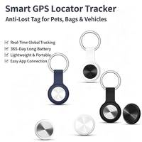 Traceur GPS miniature F6 pour animaux de compagnie - Étanche IP67, suivi mondial en temps réel, localisateur anti-perte rechargeable pour chiens et chats