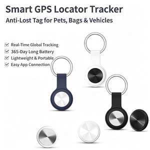Mini Rastreador GPS para Mascotas F6 - Resistente al Agua IP67, Rastreo <span class=keywords><strong>Global</strong></span> en Tiempo Real, Localizador Antipérdida Recargable para Perros y Gatos - Product Image 1