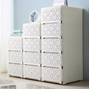 Plastic Drawers Storage Cabinet with 3-7 Drawers,Closet Drawers Tall Dresser Organizer for Clothes