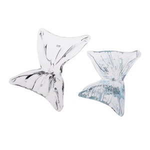 Hot Bán Vàng Rim Sang Trọng Rõ Ràng Glass Lá Bóng Râm Cho Đèn Chùm Handmade Ép Thủy Tinh Lá Hình Miếng Cho Chiếu Sáng - Product Image 4