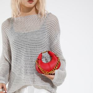 حقيبة يد صغيرة وشنطة كروس نسائية من البولي يوريثان بتصميم عصري وألوان الحلوى الرائجة لعام <span class=keywords><strong>2025</strong></span>، محفظة نقود لطيفة للفتيات مع سلسلة - Product Image 4