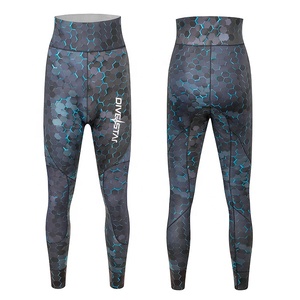 DIVESTAR Custom Top and Pants 3mm CR Neopreno Impermeable Recubierto de titanio Trajes de pesca submarina para hombres y mujeres - Product Image 6