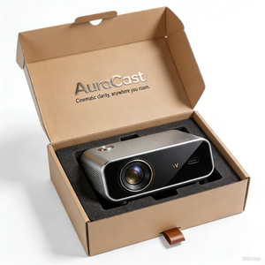 Boîte d'emballage personnalisée de qualité supérieure pour projecteurs, idéale pour les gadgets électroniques et l'emballage de vente au détail d'électronique grand public - Product Image 1