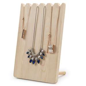 Soporte Creativo de Madera de Pino para Exhibición de Collar, Accesorio Decorativo para Exhibición de Joyas, Estantes de Almacenamiento - Product Image 2