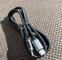 Câble USB tressé en Nylon, chargeur rapide, de données, 20V, 5a, PD100W, livraison gratuite