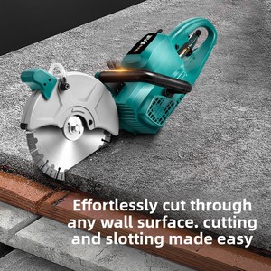 Machine de découpe murale sans balais à batterie lithium, outil multifonctionnel portable pour l'installation d'eau et d'électricité en cas d'urgence - Product Image 5