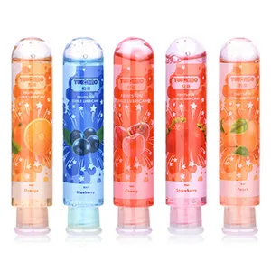 Strawberry Fruit Flavor Lubricant for Sex Lube Water Based Lubricant Oral Sex Anal Sex Masturbation Vagina Orgasm Gel