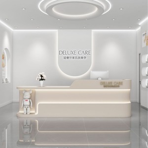Mostrador de hotel moderno y sencillo para Club de empresa, mostrador de recepción de gran <span class=keywords><strong>oficina</strong></span>, mostrador de recepción, Mostrador de cajero de salón de belleza - Product Image 2
