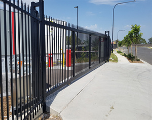 דלת הזזה ברזל אוטומטית שער הזזה אלגנטי שער הזזה אלגנטי עבור שימוש למגורים - Product Image 5