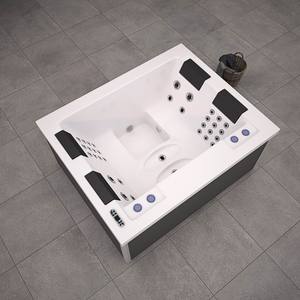 Trung Quốc bồn tắm nước nóng Nhà sản xuất ngoài trời bồn tắm nước nóng 4 người Spa bể sục để bán giá thấp sang trọng Acrylic bể sục Spa ngoài trời - Product Image 5