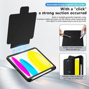 Livraison rapide en <span class=keywords><strong>7</strong></span> jours en stock Étui en cuir transformable Y-Fold pour <span class=keywords><strong>iPad</strong></span> Air 5e/6e génération <span class=keywords><strong>Pro</strong></span> 11 <span class=keywords><strong>Coque</strong></span> rigide en acrylique de protection - Product Image 3