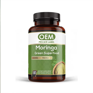 OEM, Mengandung 1000 mg Bubuk Daun Kelor Organik, Suplemen Daun Kelor, Ekstrak Daun Kelor, Kapsul Daun Kelor - Product Image 1