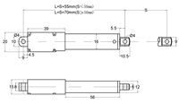 Utilisation de bateau domestique intelligent Tiroir automatique Armoire cachée Commutation de la brosse de levage Alimentation CC Construction à aimant permanent pour le contrôle