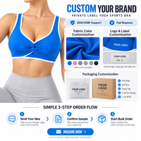 Soutien-gorge de yoga à maintien élevé pour femme - Léger, respirant, anti-odeur, séchage rapide, anti-UV, extensible dans quatre directions, Spandex/Nylon OEM ODM