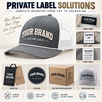 Casquette Trucker 112 FPR personnalisable avec logo, 5 panneaux, avec corde, dos en maille, fermeture Snapback, marque privée, broderie OEM, patch, couvre-chef de marque