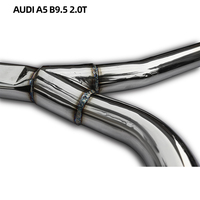 Silencieux d'échappement Valvetronic haute performance pour système d'échappement Catback en acier inoxydable Audi A5