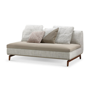 U-shape Fabric Modern Minimalist <strong>Sofa</strong> - Product Image 3