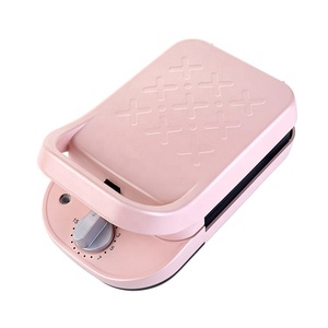 Mini Machine à <span class=keywords><strong>Sandwich</strong></span> et gaufrier, détachable, avec minuterie, petit déjeuner, livraison directe d'usine - Product Image 1
