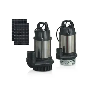 Hot sewage electric dc dirty water submersible solar pump