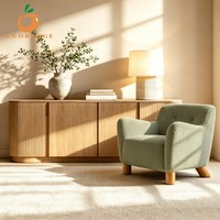 Canapé de luxe multi-usages pour salon, ensemble de meubles, fauteuil capitonné avec dossier en éponge et coussin en tissu