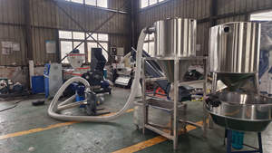 Machine de recyclage de granulés en plastique PE à grande vitesse SJ-120 à refroidissement par air - Product Image 3