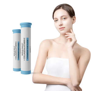 Saç cildi ve tırnakları desteklemek için biyotin E vitamini C vitamini ve kollajen ile en popüler efervesan vitamini içecek tableti - Product Image 4