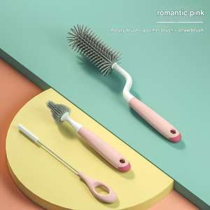 Baby <b>Bottle</b> <b>Cleaning</b> Kit - Silicone <b>Brush</b> Set, Long & Narrow Neck, Perfect <b>for</b> <b>Bottles</b> & Nipples, Essential <b>Cleaning</b> Tool - Product Image 5