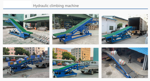 เครื่องปีนเขาไฮดรอลิกสายพานลำเลียงแบบลูกกลิ้งอัตโนมัติโครงเหล็กสแตนเลสแบบไฟฟ้า - Product Image 6