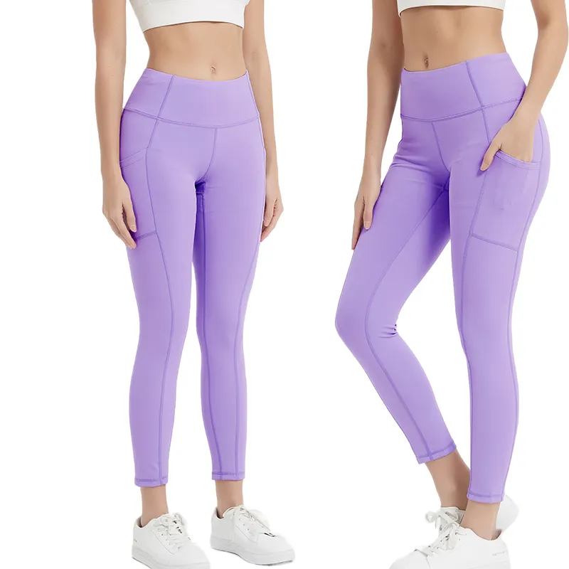 Hot Sale Gym Fitness Women Yoga Pants Tight Workout Leggings With Pocket