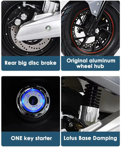 Vente directe usine – Moto électrique pas chère pour adultes, 60V, <span class=keywords><strong>moteur</strong></span> sans balais, sportives, état d'<span class=keywords><strong>occasion</strong></span>, scooter électrique - Product Image 3