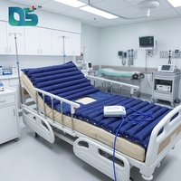 Matelas d'air tubulaire médical pour lit d'hôpital, pliable, anti-escarres, avec pompe ultra-silencieuse, pour patients paralysés et personnes âgées