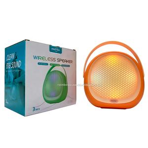 GTS-1945 bt kablosuz mini 3 inç hoparlör renkli taşınabilir açık ev hoparlör ile tws tf usb mp3 çalar fm radyo kolu - Product Image 6