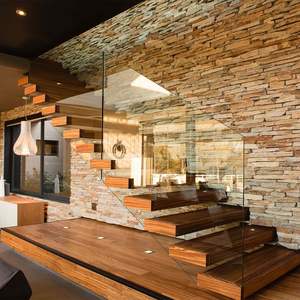 <span class=keywords><strong>Prima</strong></span> บันไดลอยน้ำแบบหรูหราราวบันไดกระจกแบบพรีเมี่ยมดีไซน์เรียบง่ายทันสมัยกำหนดขนาดได้เอง - Product Image 5