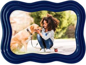 Cadre photo en MDF noir à bord ondulé, design tendance, 5x7" 8x10" – Vente en gros - Product Image 4