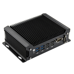 Mini PC Fanless Populaire avec Double Port LAN GbE, Processeur Core i3-6167, PC Embarqué avec 8 Go DDR4, SSD 128 Go, Wi-Fi 5, Mini Box PC - Product Image 3