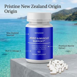 OEM Olio di Cozze dalle Labbra Verdi della Nuova Zelanda in Capsule Morbide, Etichetta Privata, <span class=keywords><strong>Integratore</strong></span> per <span class=keywords><strong>Articolazioni</strong></span> e Muscoli, Supplemento Alimentare - Product Image 2