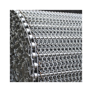 Chất Lượng Cao Kích Thước Tùy Chỉnh 304 316 316L Thép Không Gỉ Chuỗi Liên Kết Xoắn Ốc Dây Lưới Lò Nướng Băng Tải Băng Tải Cấp Thực Phẩm - Product Image 1