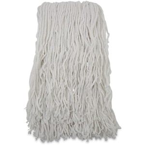 Boardwalk BWKRM03024S White 24 Oz. Rayon Banded Cut-End <b>Mop</b> Heads 12/Carton - Product Image 6