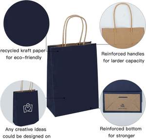 Bolsas de Papel Kraft Marrón Impresas Personalizadas Ecológicas, Empaque para Panadería, Sándwiches, Pasteles, Cafetería, Diseño Sostenible - Product Image 6