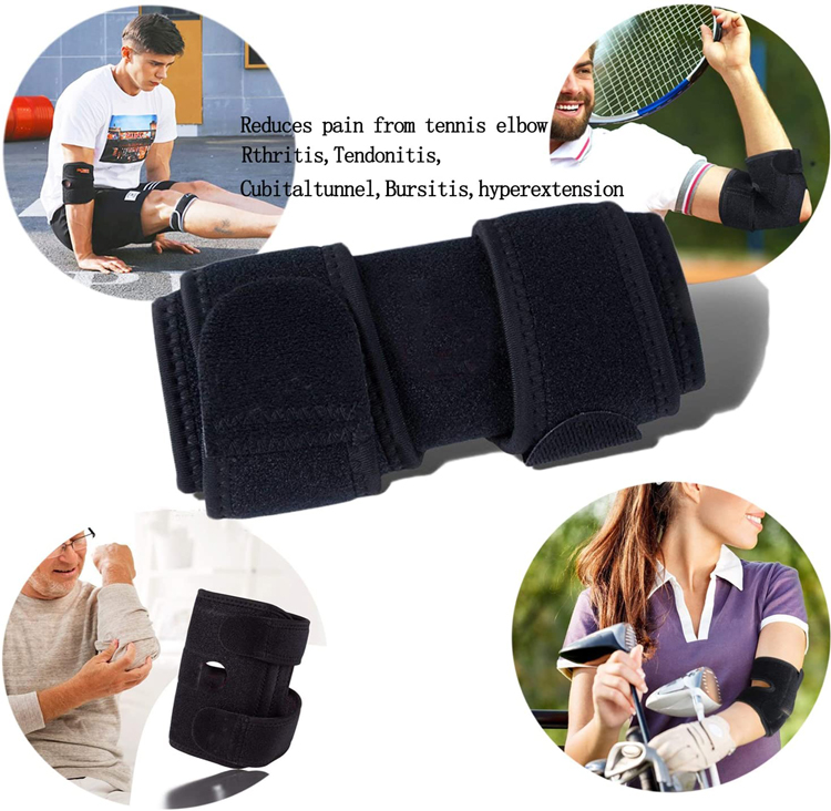 balanced forearm flexible counterforce elbow brace support sleeve wrap bandage compression for sonographers golfer's elbow