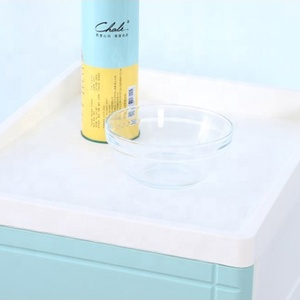 Kitchen and <strong>Bathroom</strong> Corner <strong>Cabinet</strong> 25 cm Single Door Open 4 Storage Drawers <strong>Plastic</strong> Cupboard with Wheels - Product Image 4