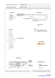 Lámpara de señal de luz de coche e-mark de Venta caliente para CHEVROLET MONZA <span class=keywords><strong>2023</strong></span> 61800100 61800200 - Product Image 4